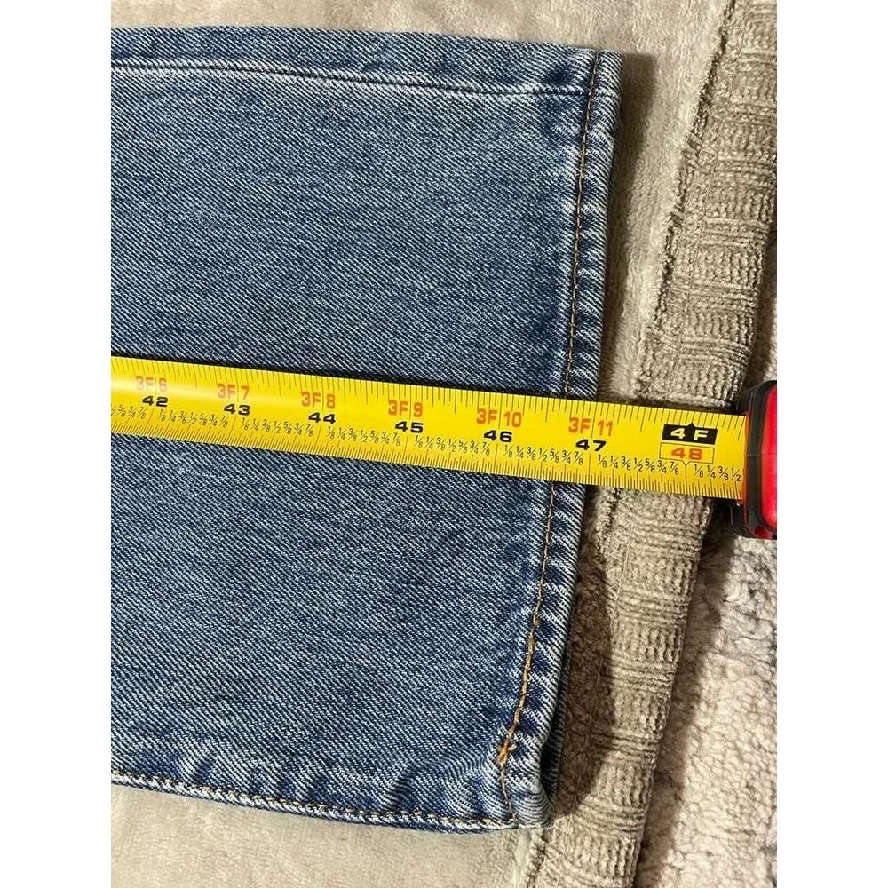 Levi's 501 Button Fly Jeans Men Size 36x36 Straight Denim Irregular